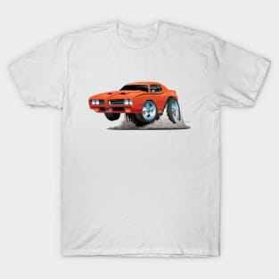 Classic American Muscle Car Cartoon T-Shirt